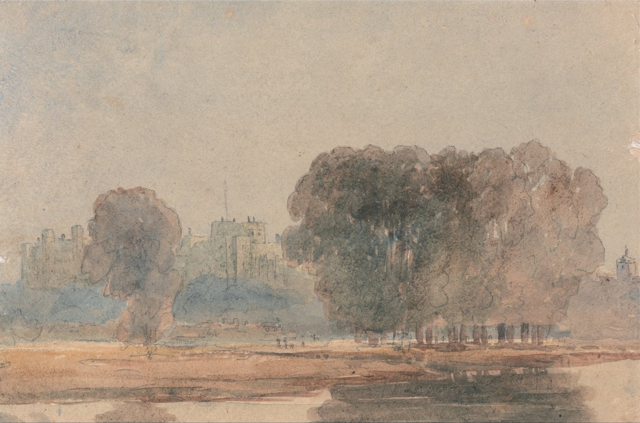 Castillo de Windsor desde las Brocas de David Cox