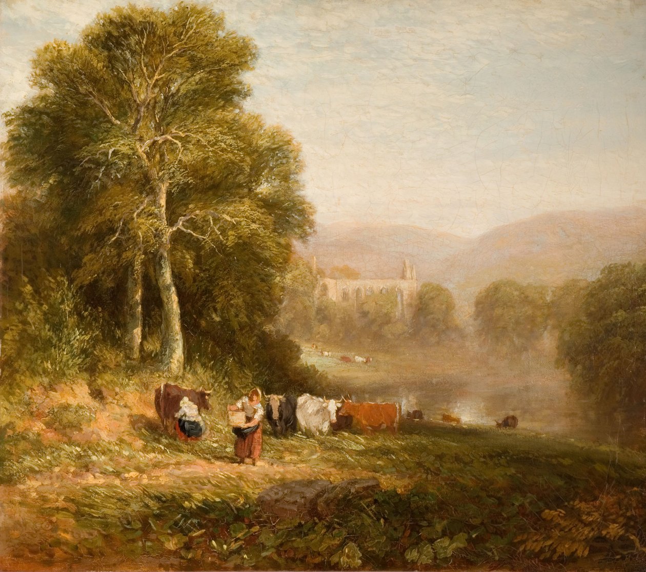 Abadía de Bolton, 1844 de David Cox the elder