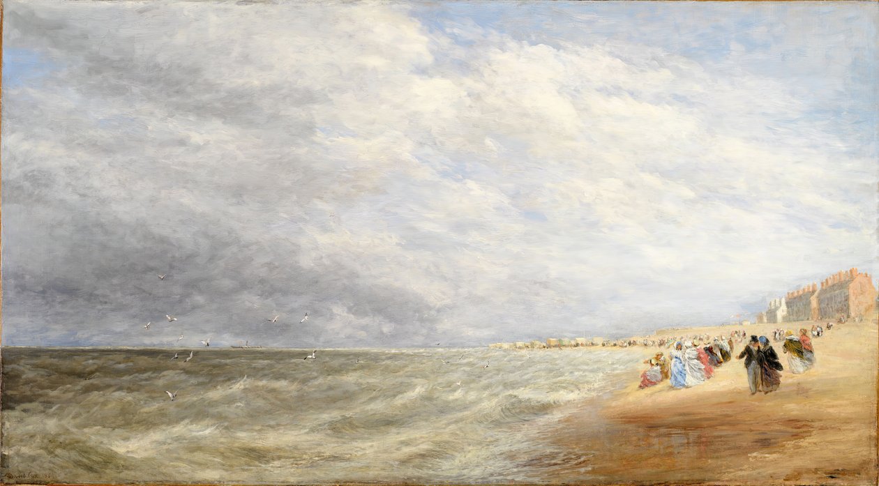 Arenas de Rhyl, 1855 de David Cox the elder