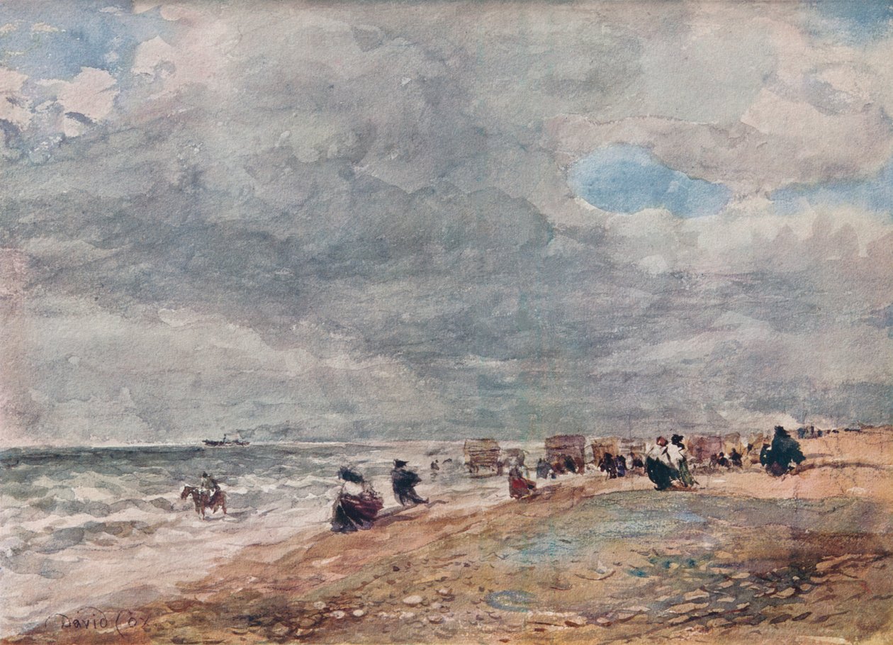 Arenas de Rhyl, c. 1850 de David Cox the elder