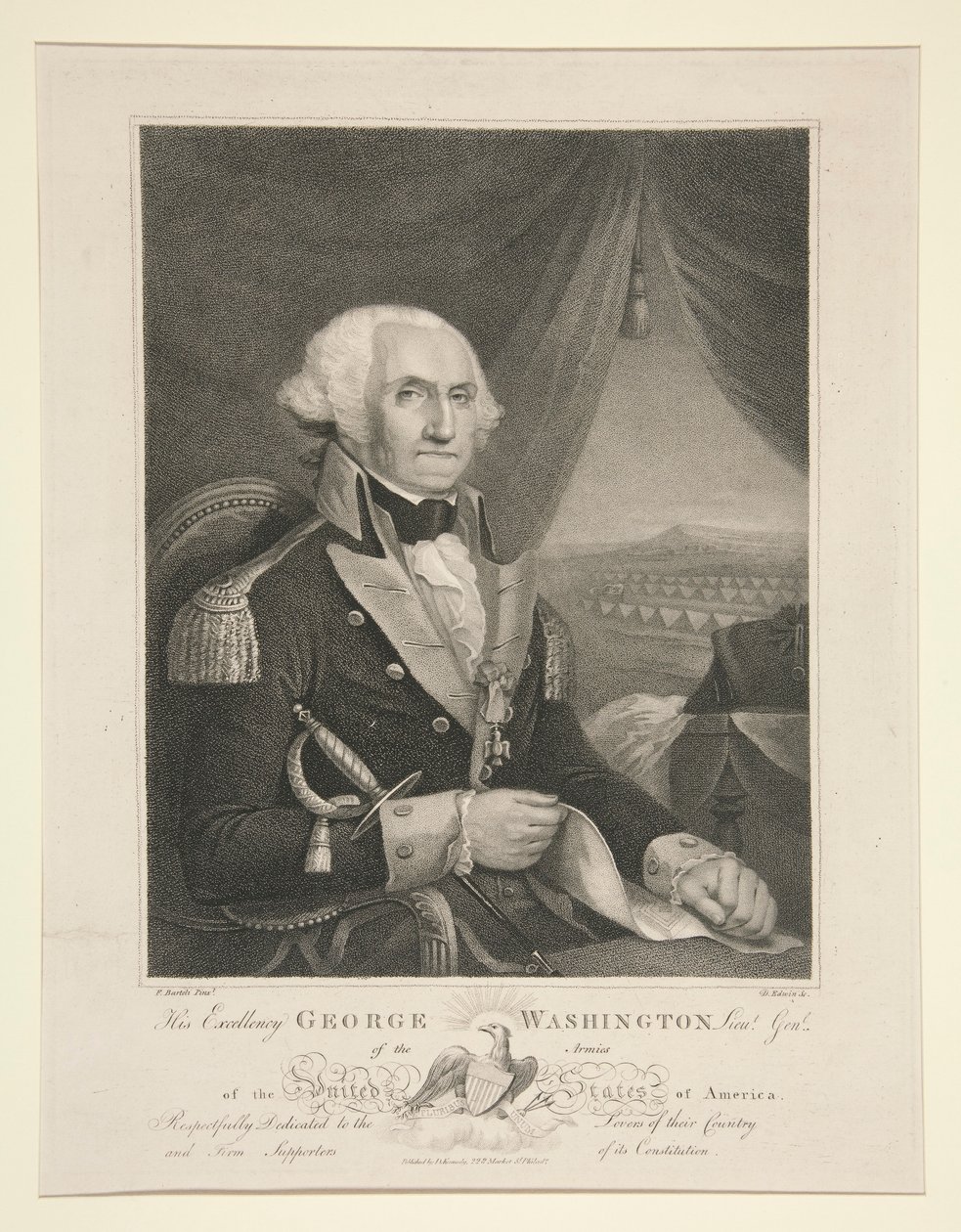 Su Excelencia George Washington Lieu.t Gen.l de David Edwin