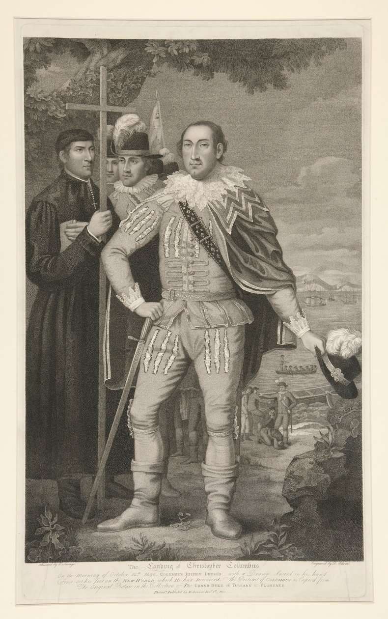 El Desembarco de Cristóbal Colón de David Edwin