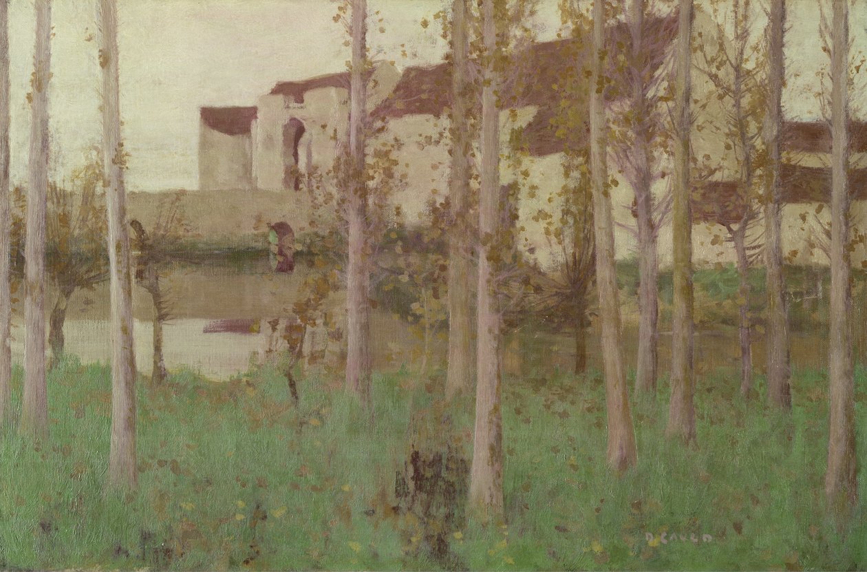 El Castillo Encantado, Grez-sur-Loing, 1896 de David Gauld
