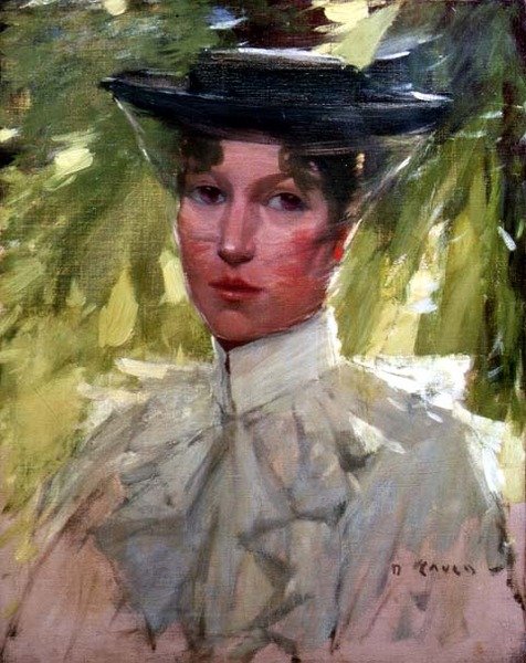 Retrato de una joven de David Gould