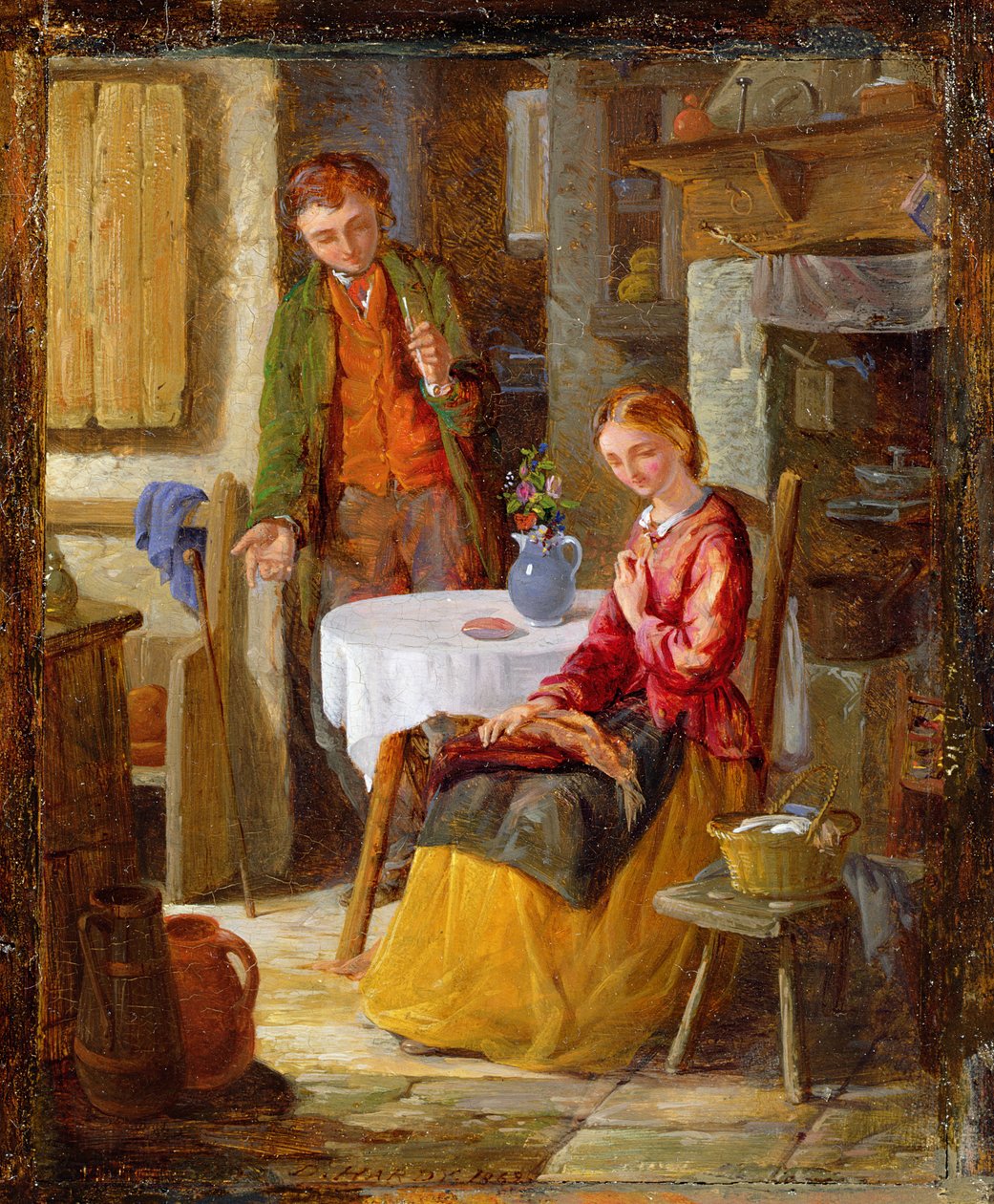 Coqueteo, 1869 de David Hardy