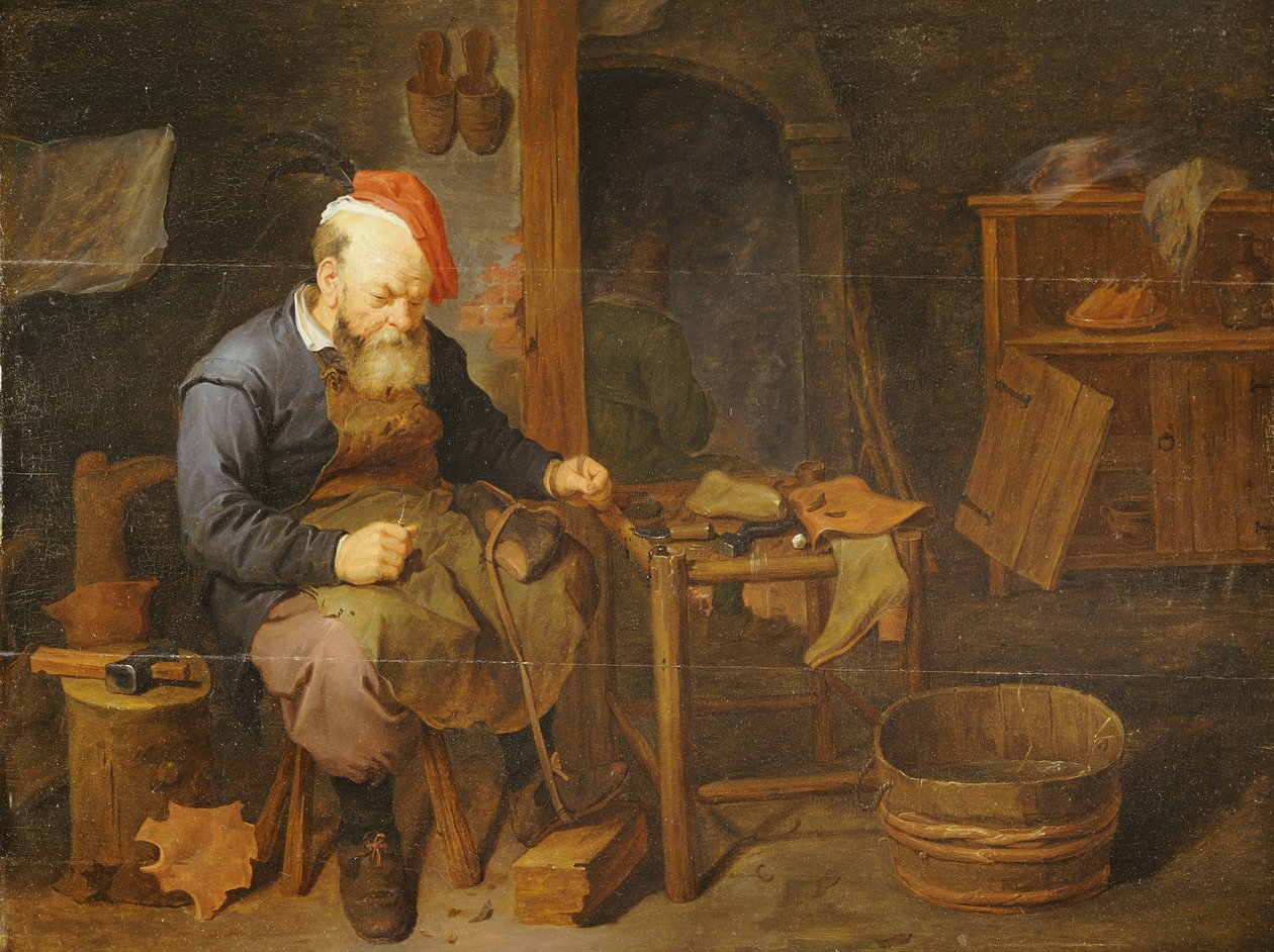 Un zapatero de David III Ryckaert