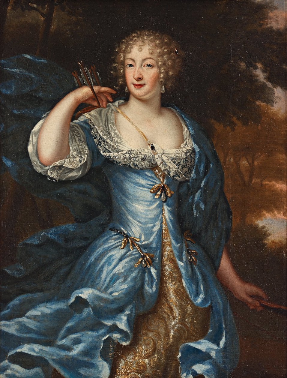 "Elsa Elisabeth Brahe" (1632-1689) de David Klöcker Ehrenstrahl