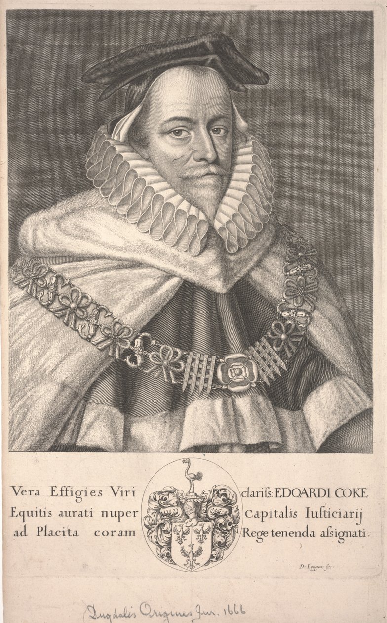Edward Coke de David Loggan