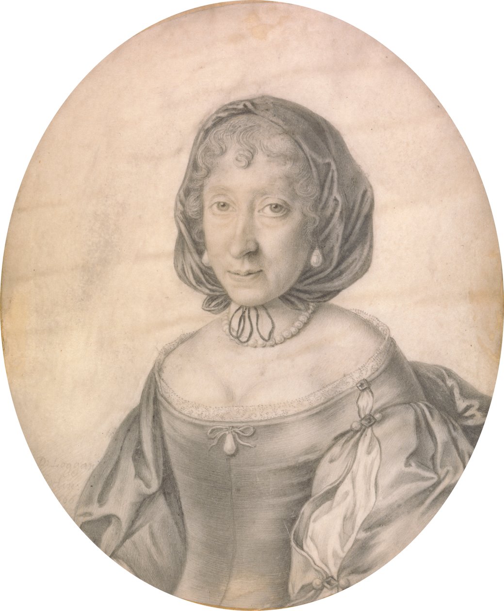 Retrato de una dama de David Loggan