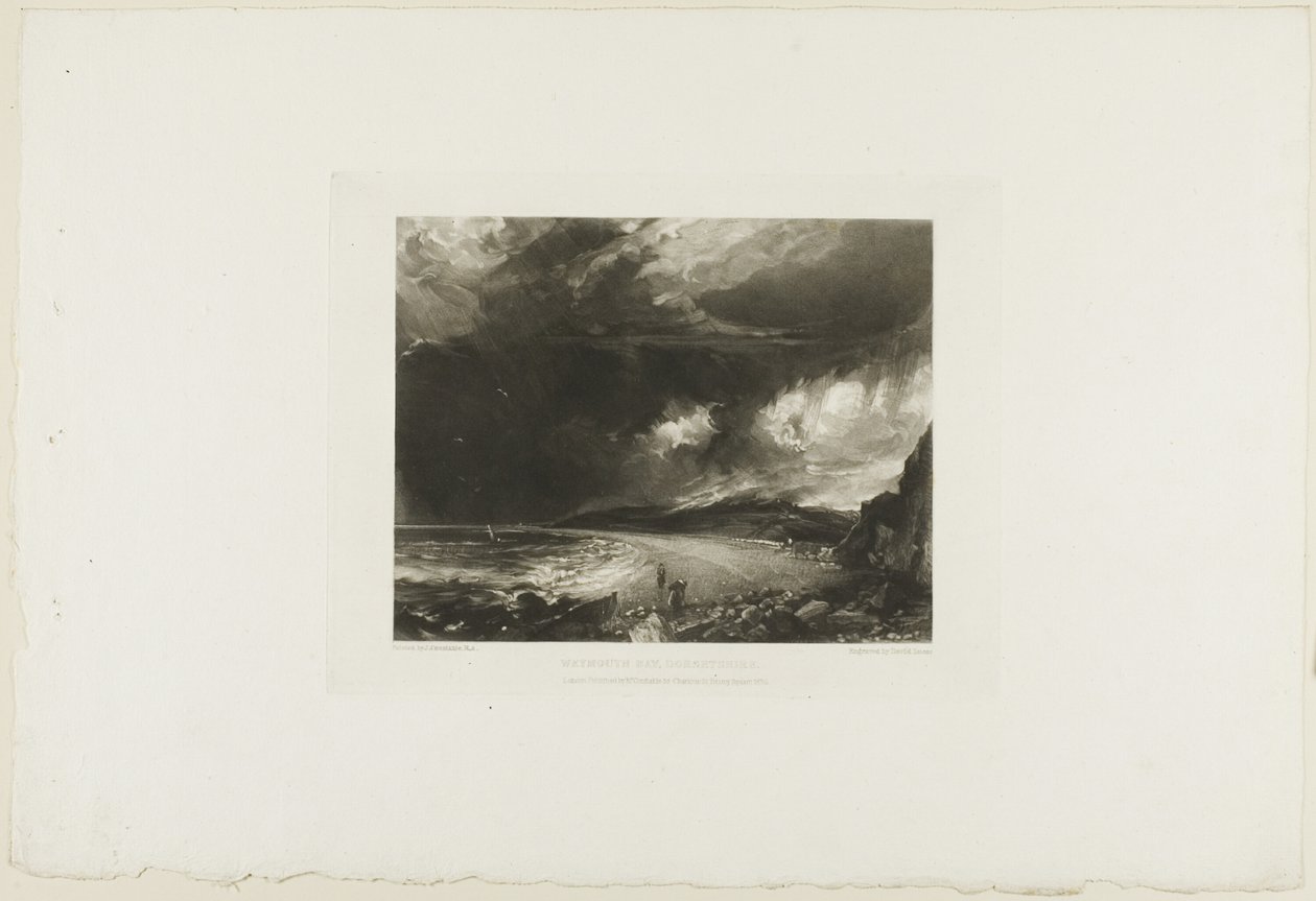 Bahía de Weymouth, Dorsetshire de David Lucas
