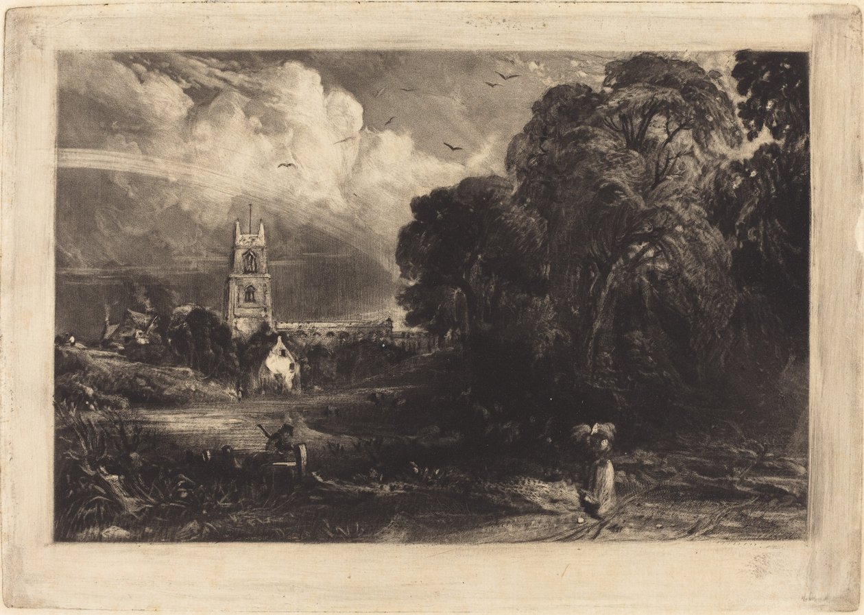 Stoke-by-Neyland de David Lucas after John Constable