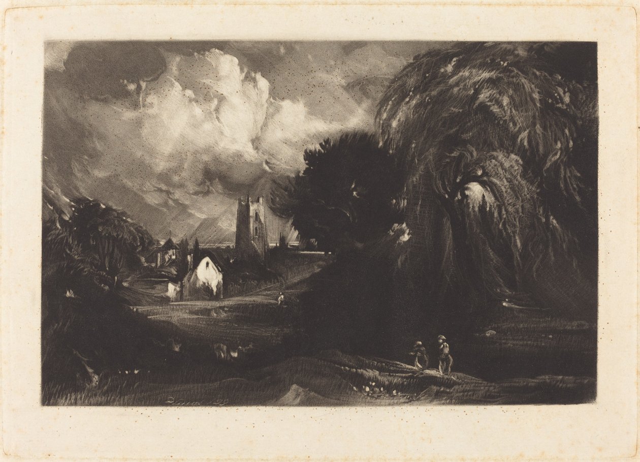 Stoke-by-Neyland de David Lucas after John Constable