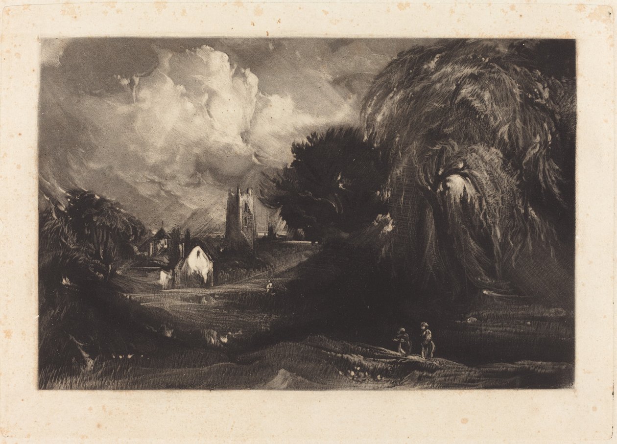 Stoke-by-Neyland de David Lucas after John Constable