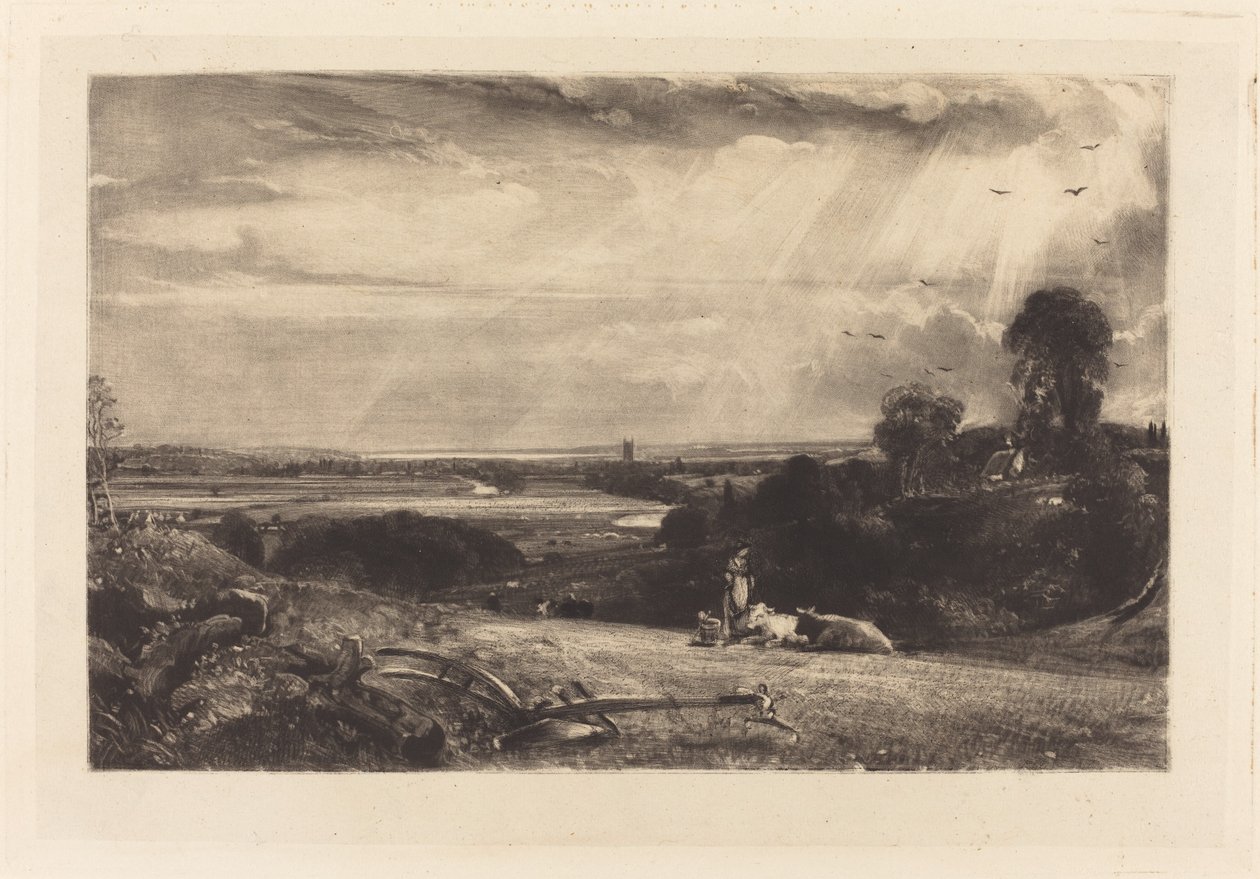 Mañana de Verano de David Lucas after John Constable