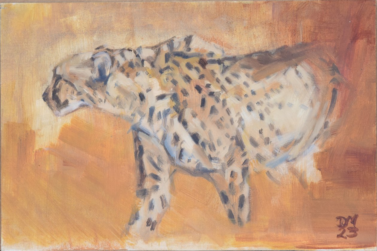 Chita, 2021 (óleo sobre lienzo) de David Mayer