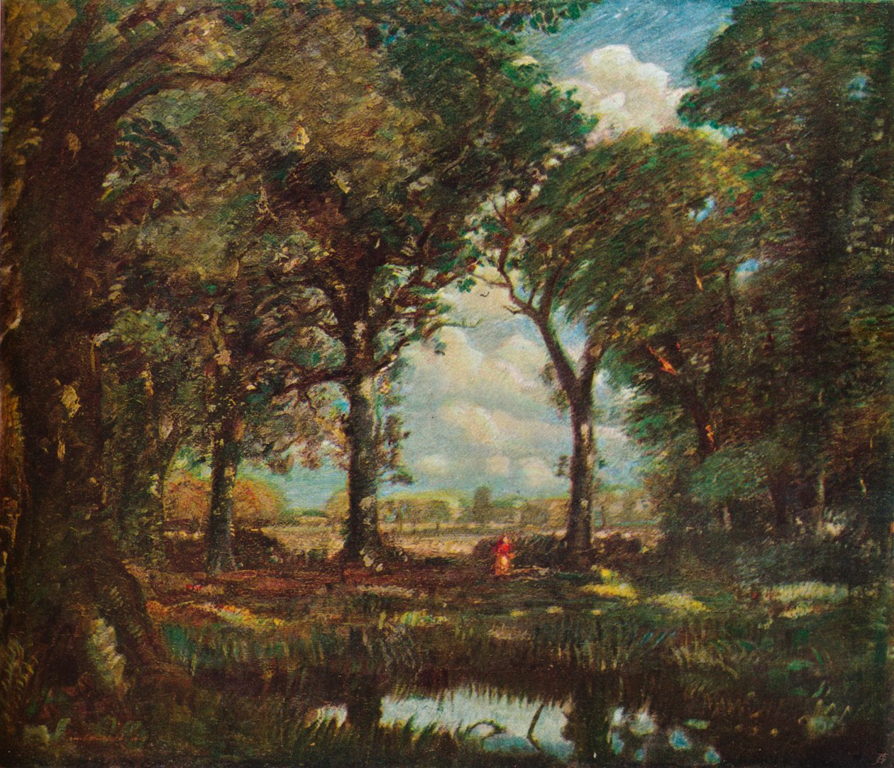 Un estanque en el bosque, c1905 de David Muirhead