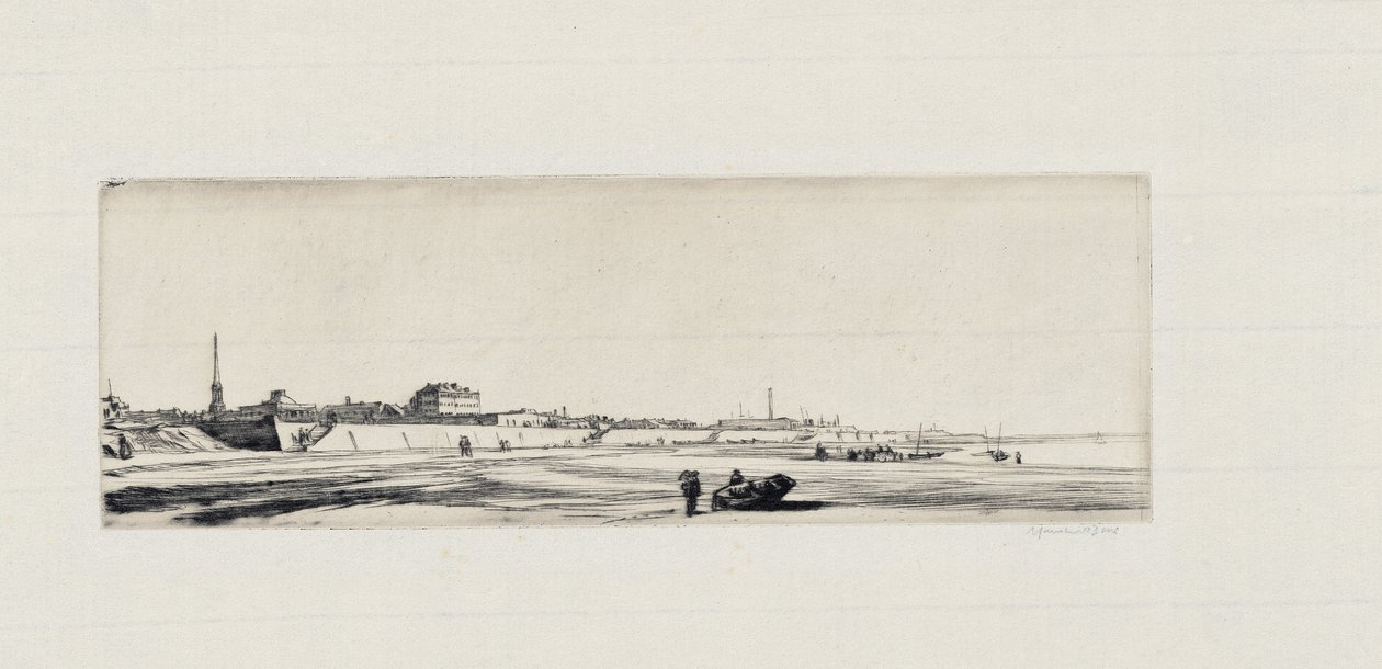 Playa de Ayr de David Muirhead Bone