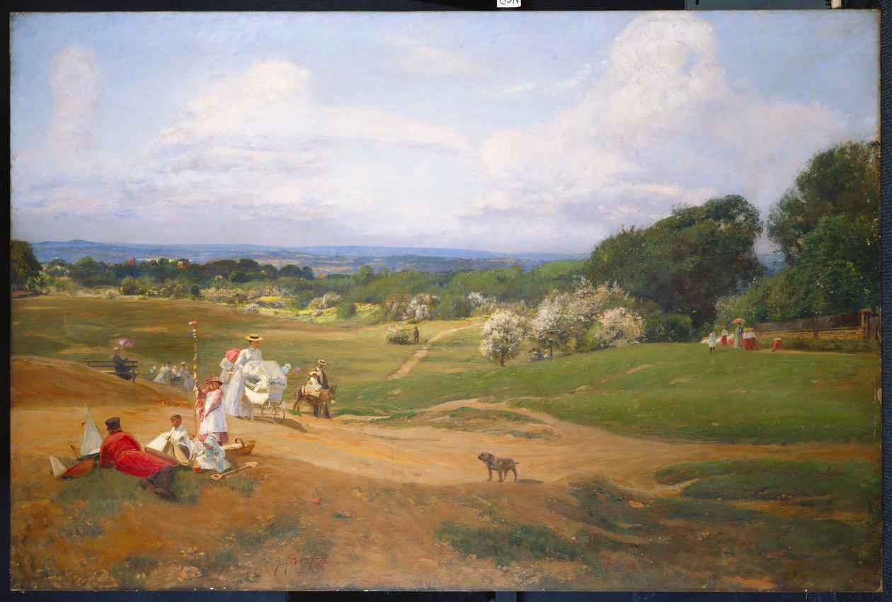 La Feliz Heath de Hampstead, 1897 de David Murray