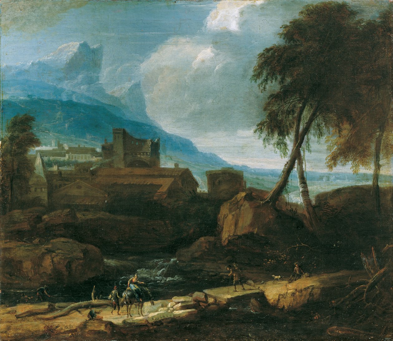 paisaje ideal de David Richter d. Ä.