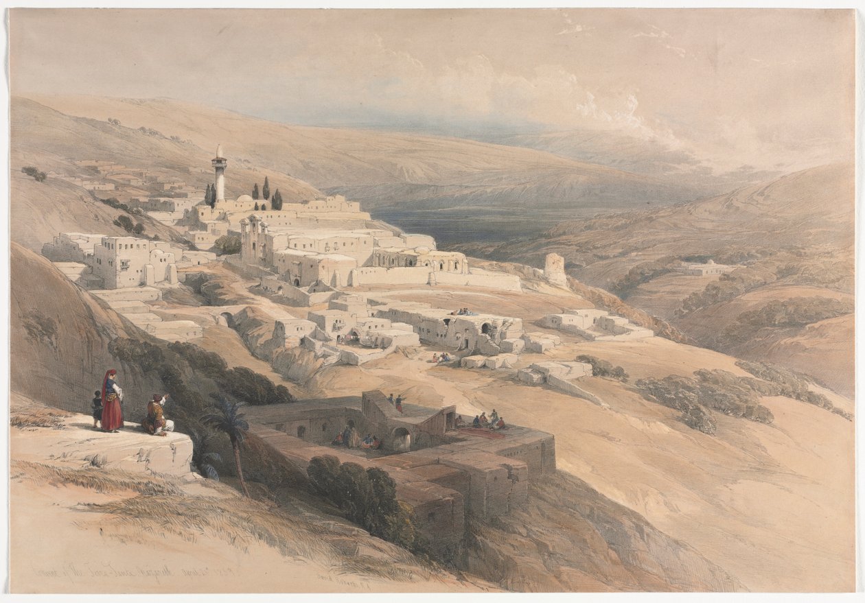 Convento de la Tierra Santa, Nazaret, 1839 de David Roberts