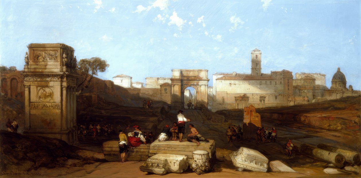 El Arco de Tito en Roma de David Roberts