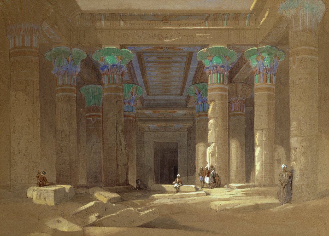 Templo de Filae, Egipto de David Roberts