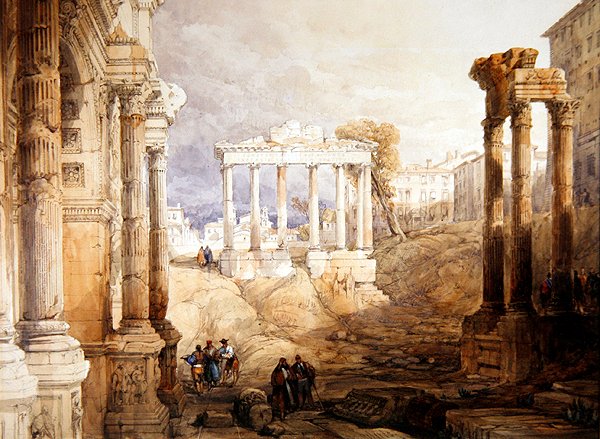 El Foro, Roma de David Roberts