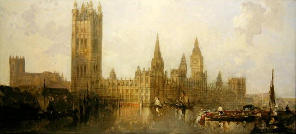 Las Casas del Parlamento de David Roberts