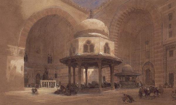 La Mezquita del Sultán Hassan, El Cairo de David Roberts