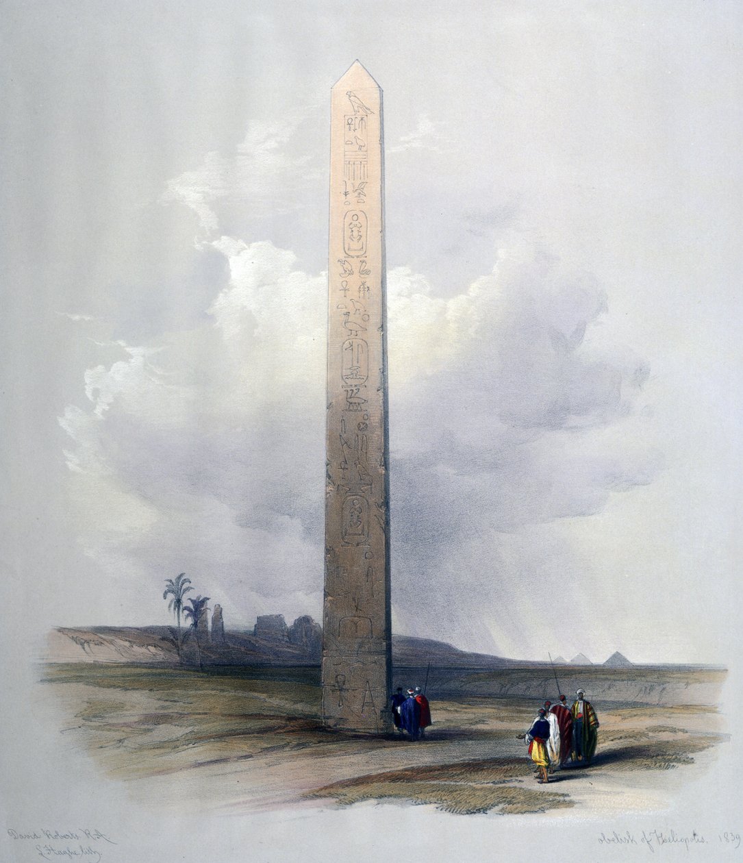 El Obelisco en Heliópolis de David Roberts