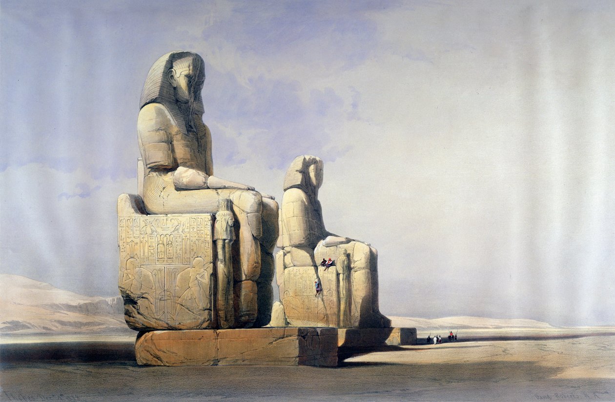Tebas, 4 de diciembre de 1838, siglo XIX de David Roberts