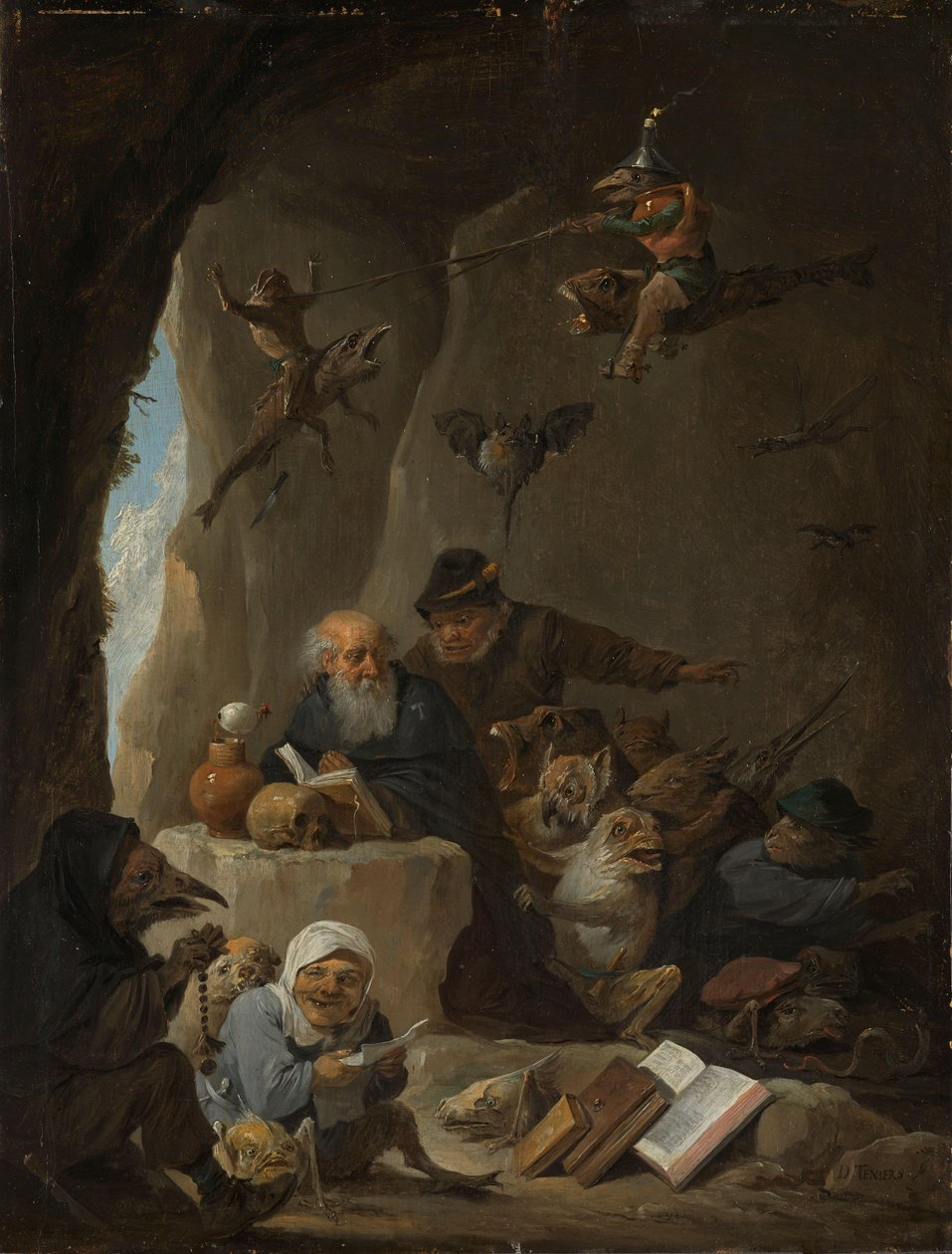 La tentación de San Antonio de David Teniers (II)