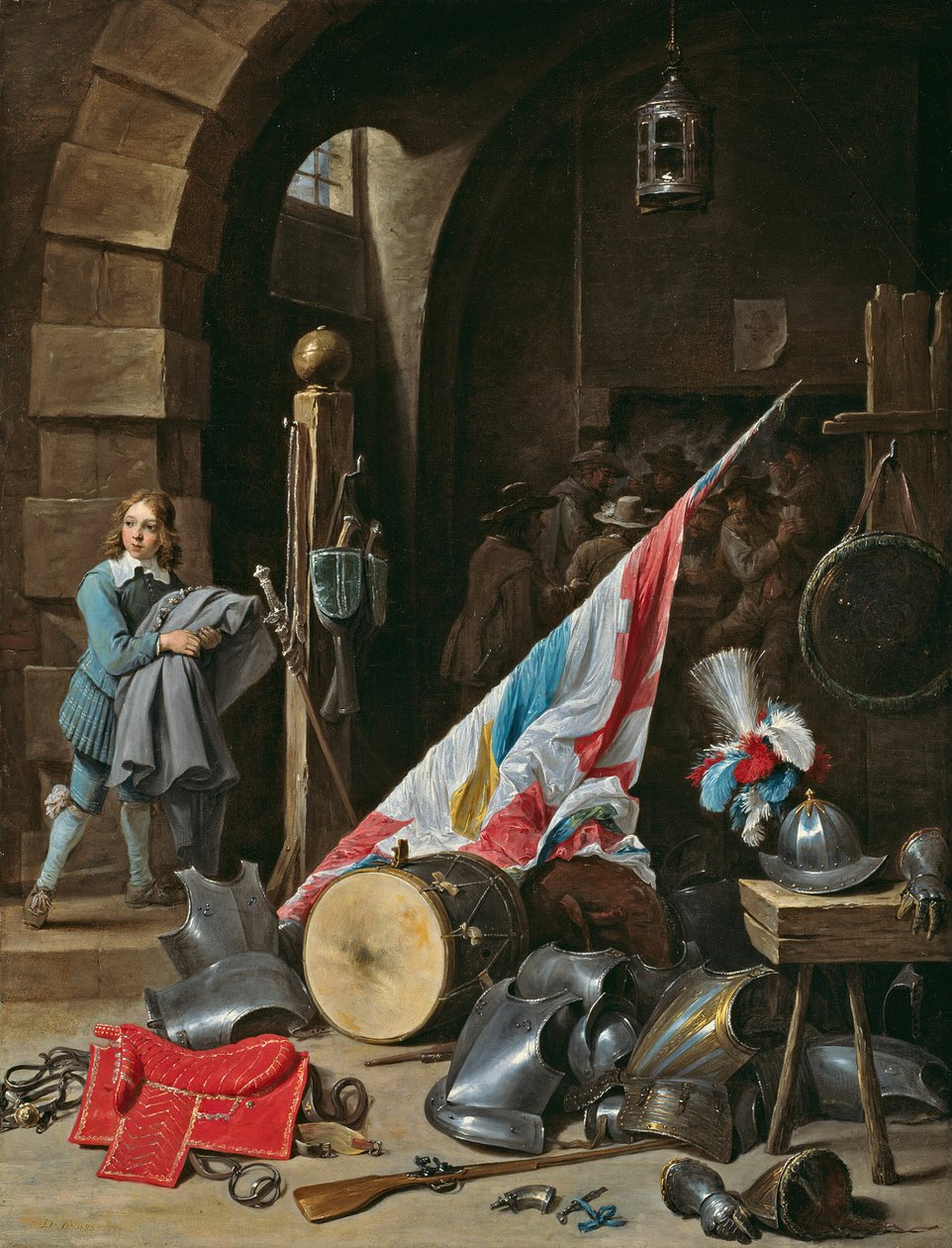 La Guardia, 1640-50 de David Teniers II