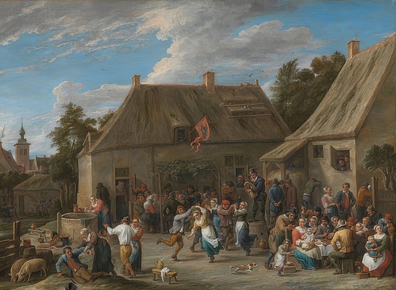 Fiesta campesina de David Teniers the Elder
