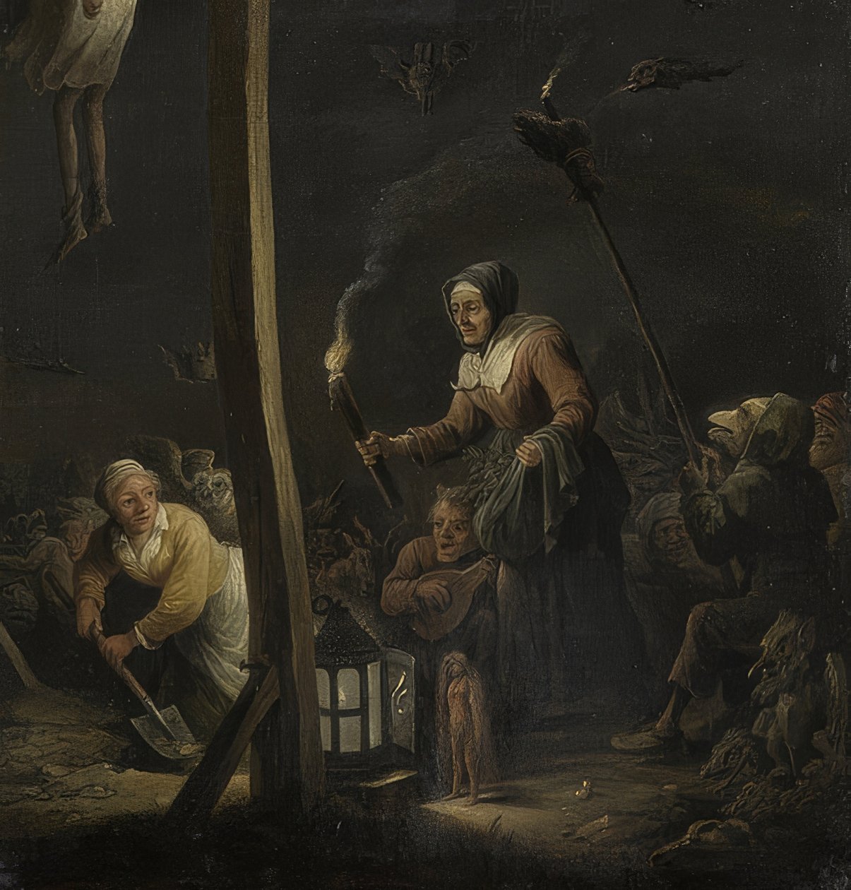 Escena de brujas de David Teniers the Elder