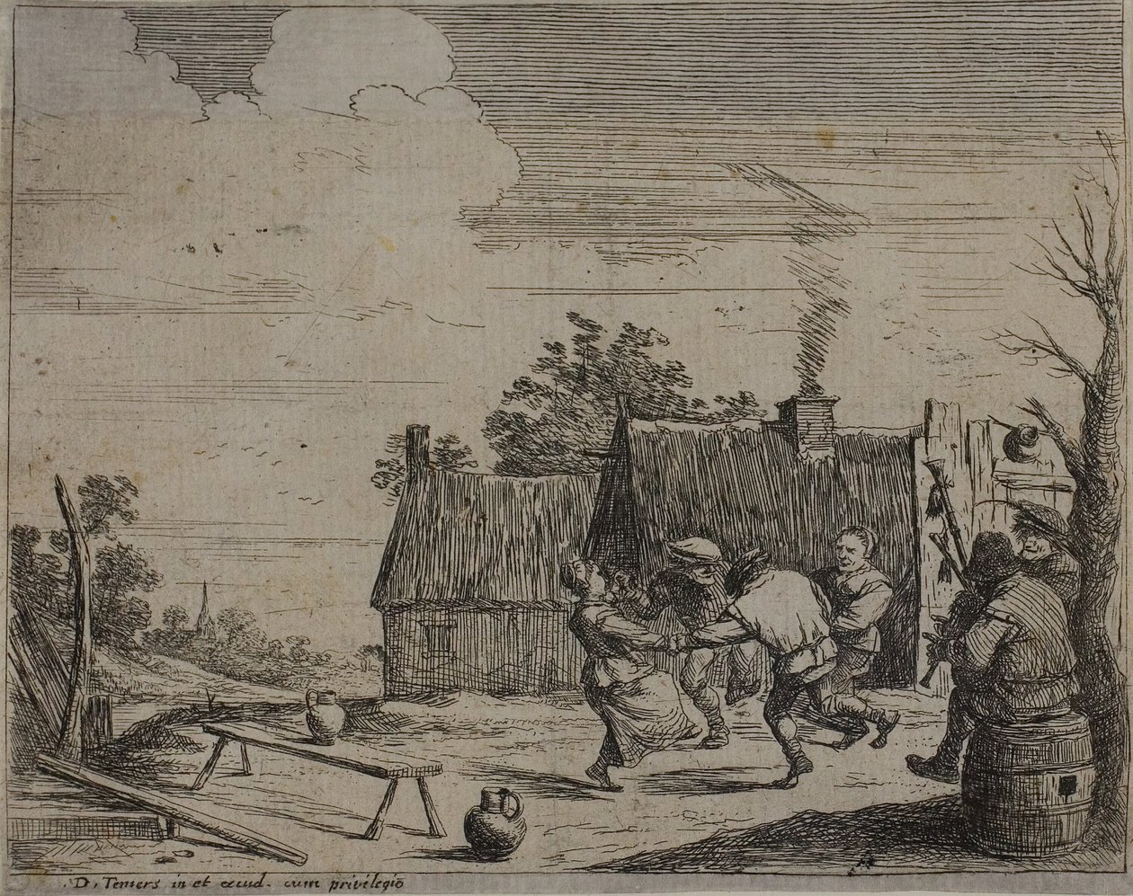 Danza en círculo de David Teniers the Younger