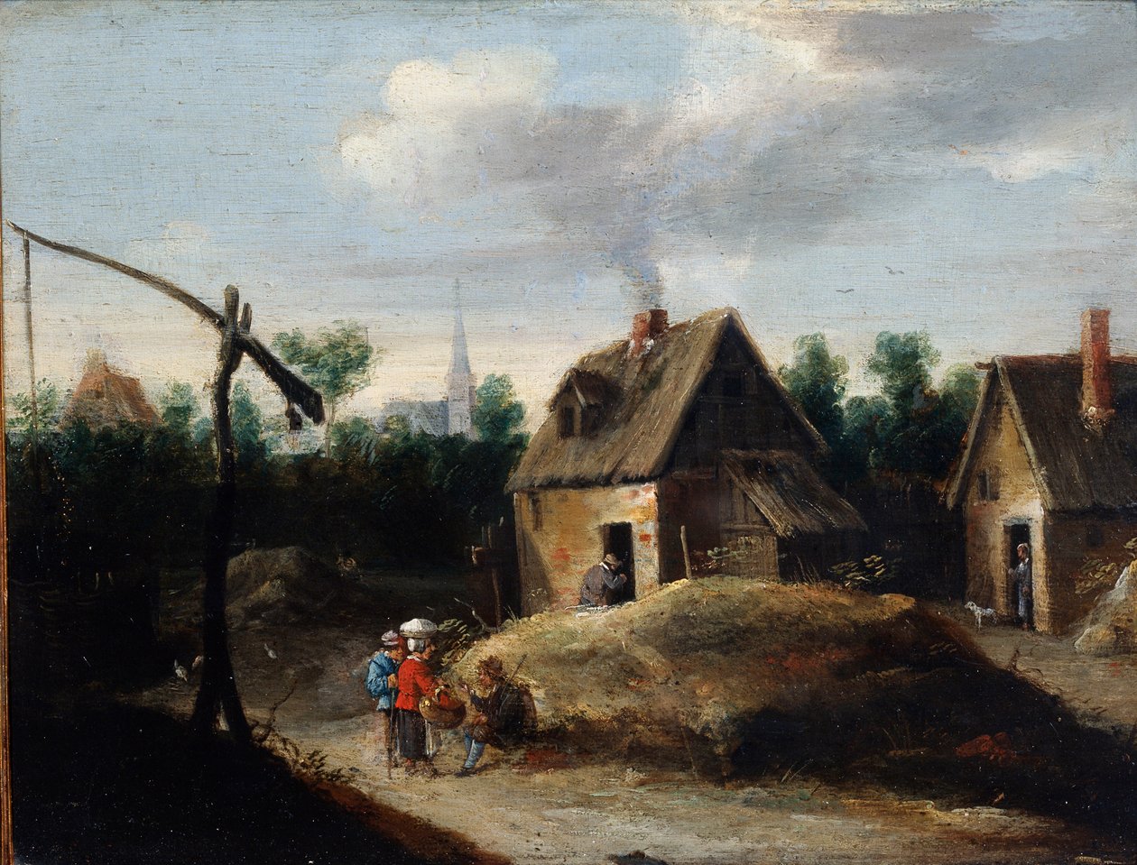 Paisaje campestre, siglo XVII de David Teniers the Younger