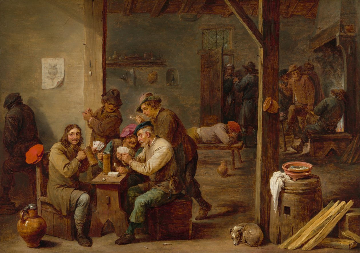 Escena de taberna de David Teniers the Younger