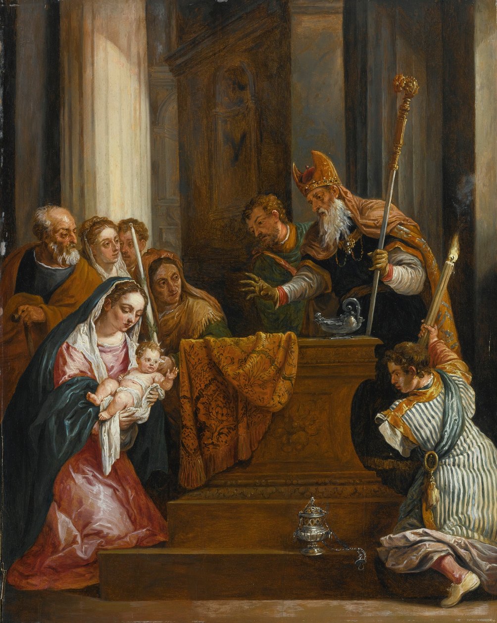 Presentación en el Templo de David Teniers the Younger
