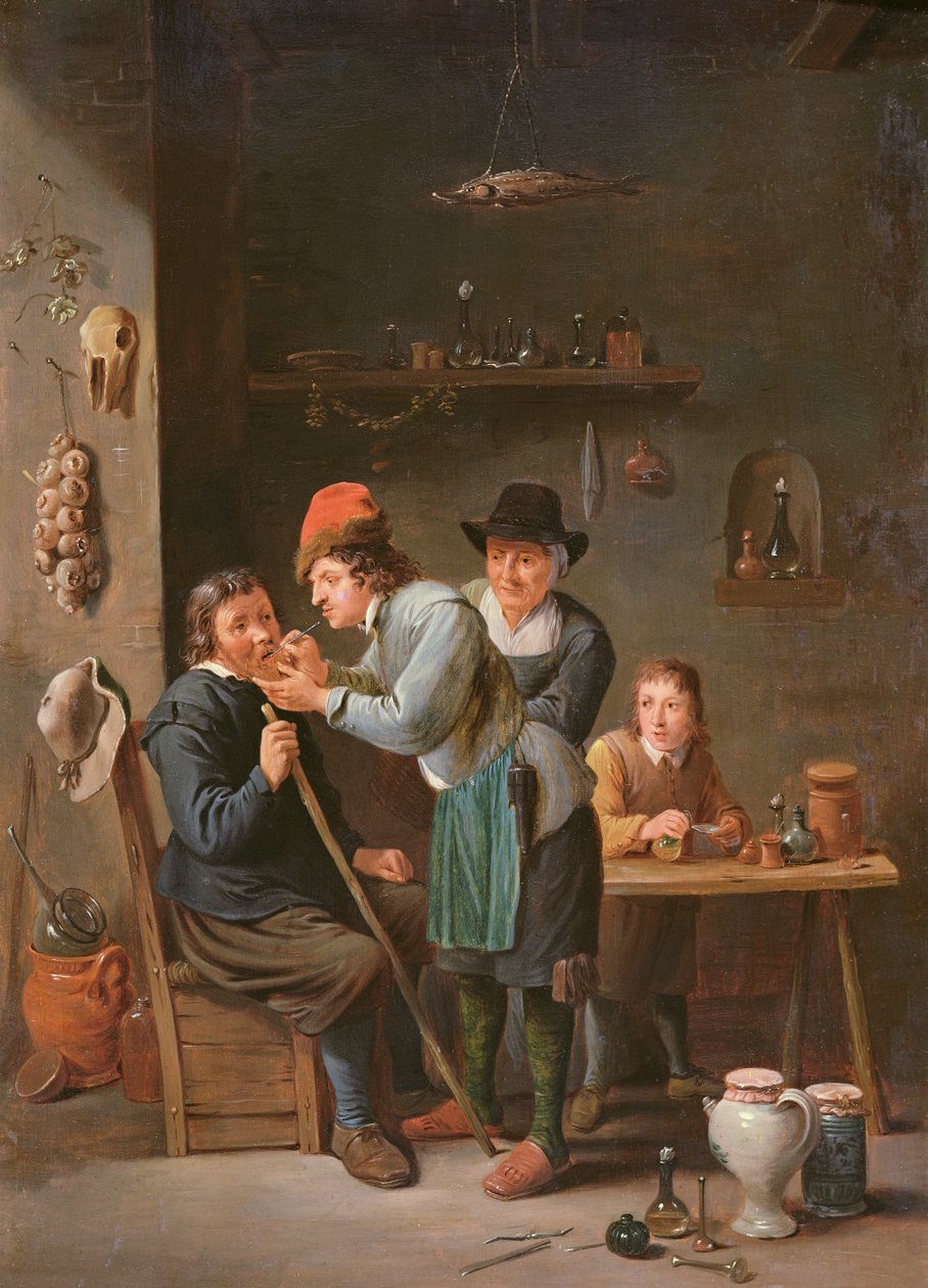 El extractor de dientes de David Teniers the Younger