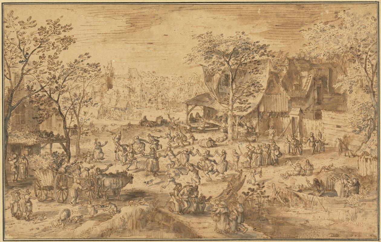 Kermis campesino de David Vinckboons