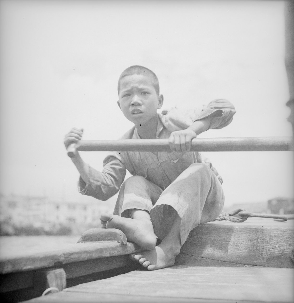 Un sampanista en Hong Kong de David Watkin Waters