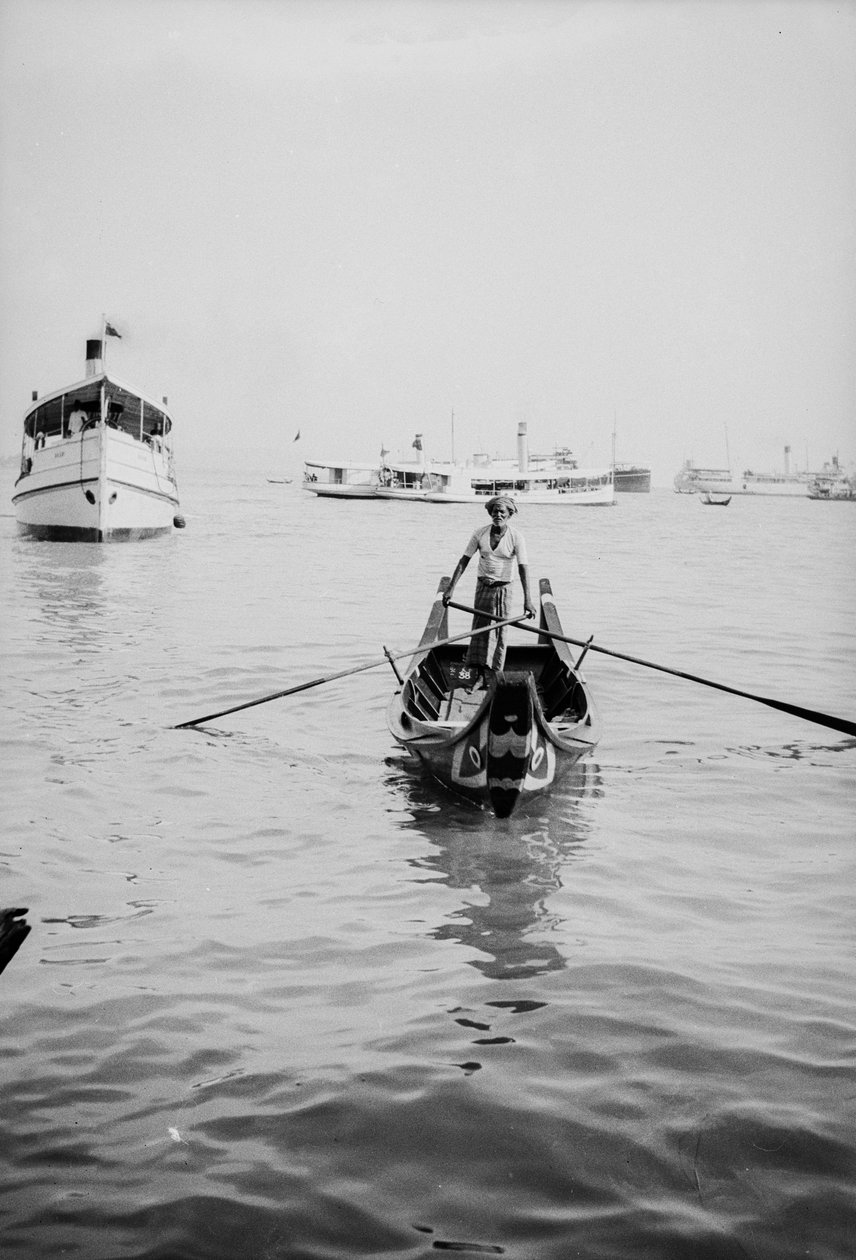 Cráneo de un sampan en Penang de David Watkin Waters