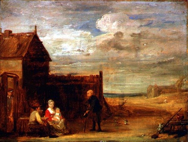 Figuras junto a una Taberna de Campo de David Wilkie