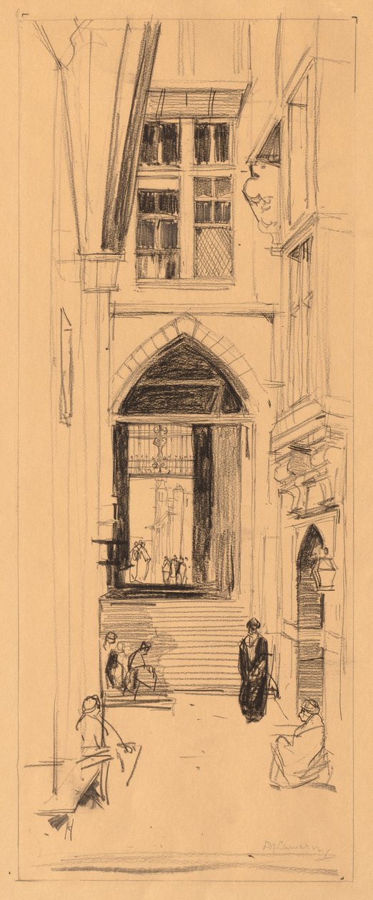 Un patio en El Cairo de David Young Cameron
