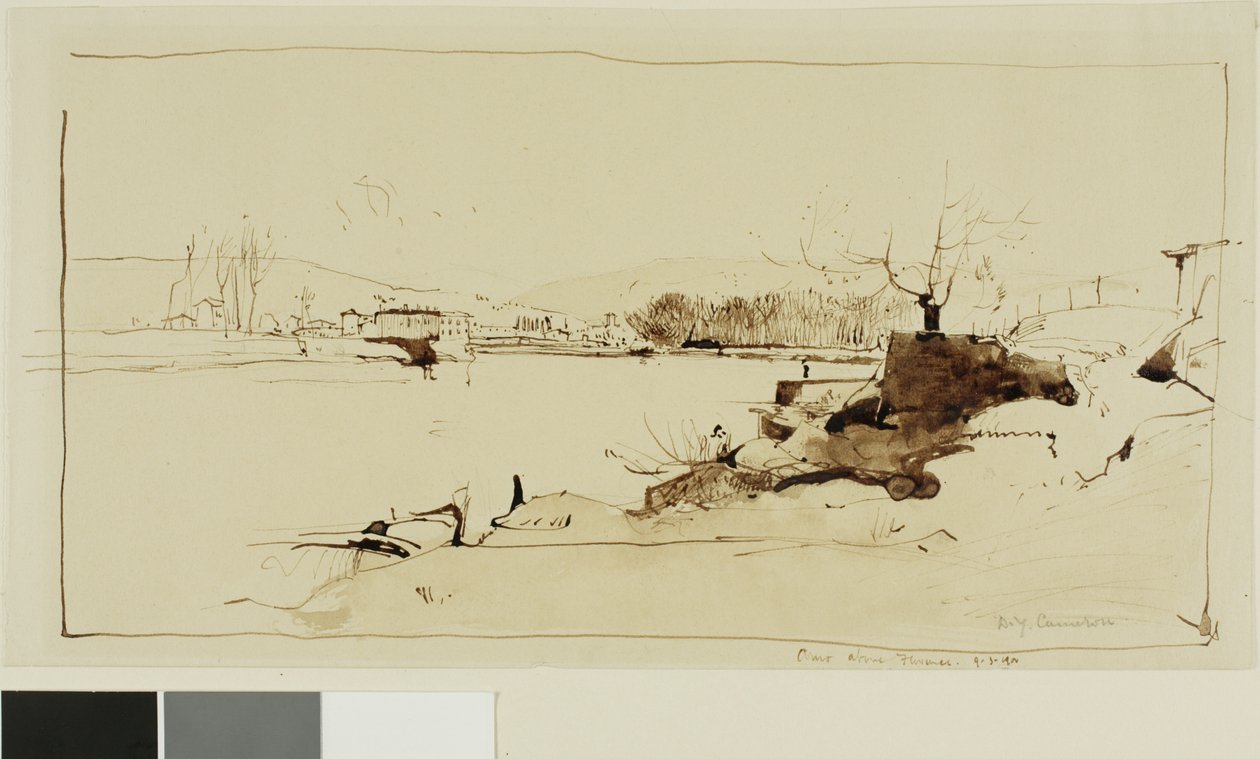 Arno sobre Florencia de David Young Cameron