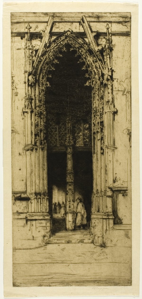 El pórtico norte, Harfleur de David Young Cameron