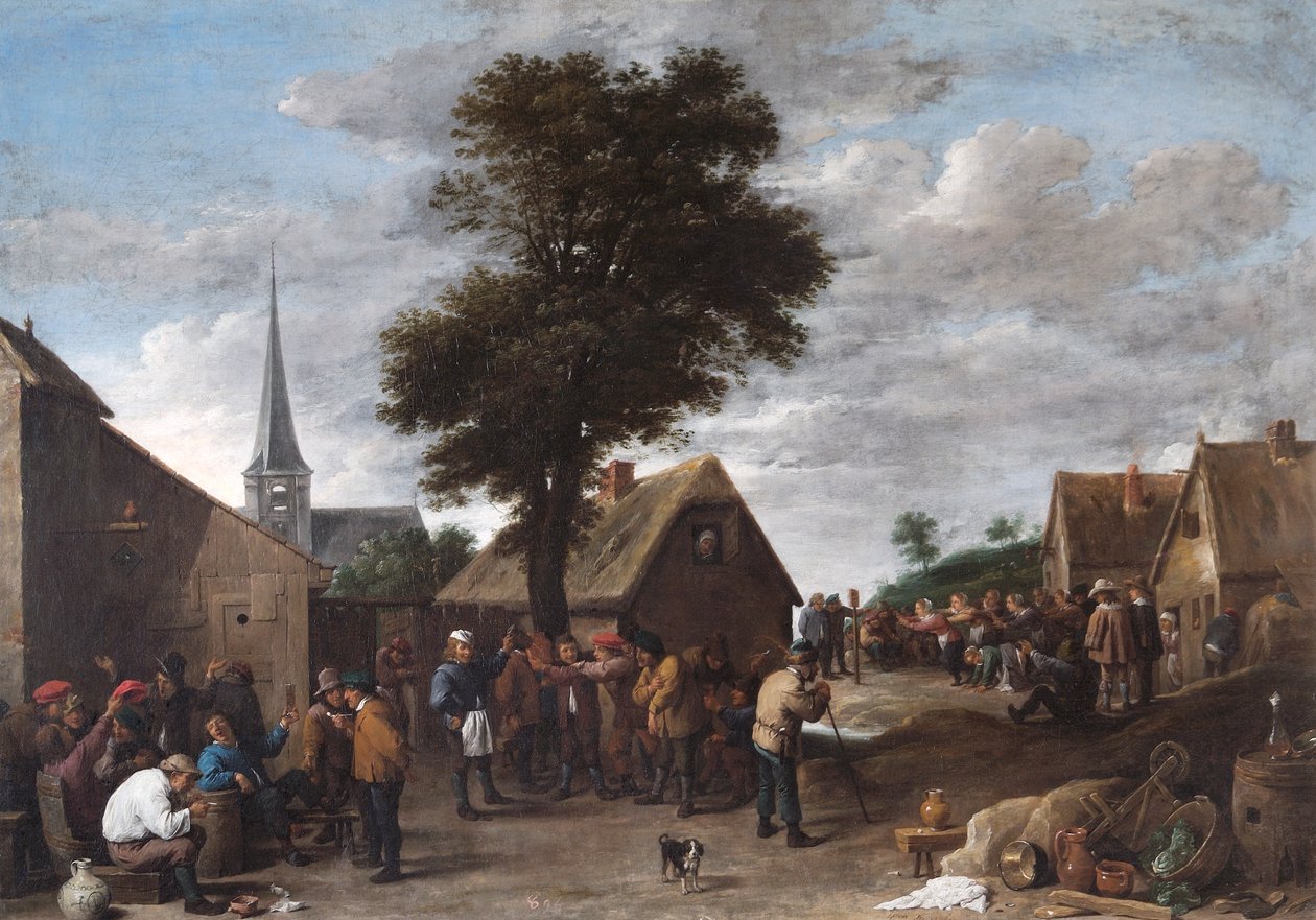 Fiesta de la Aldea Flamenca de David Teniers the Younger