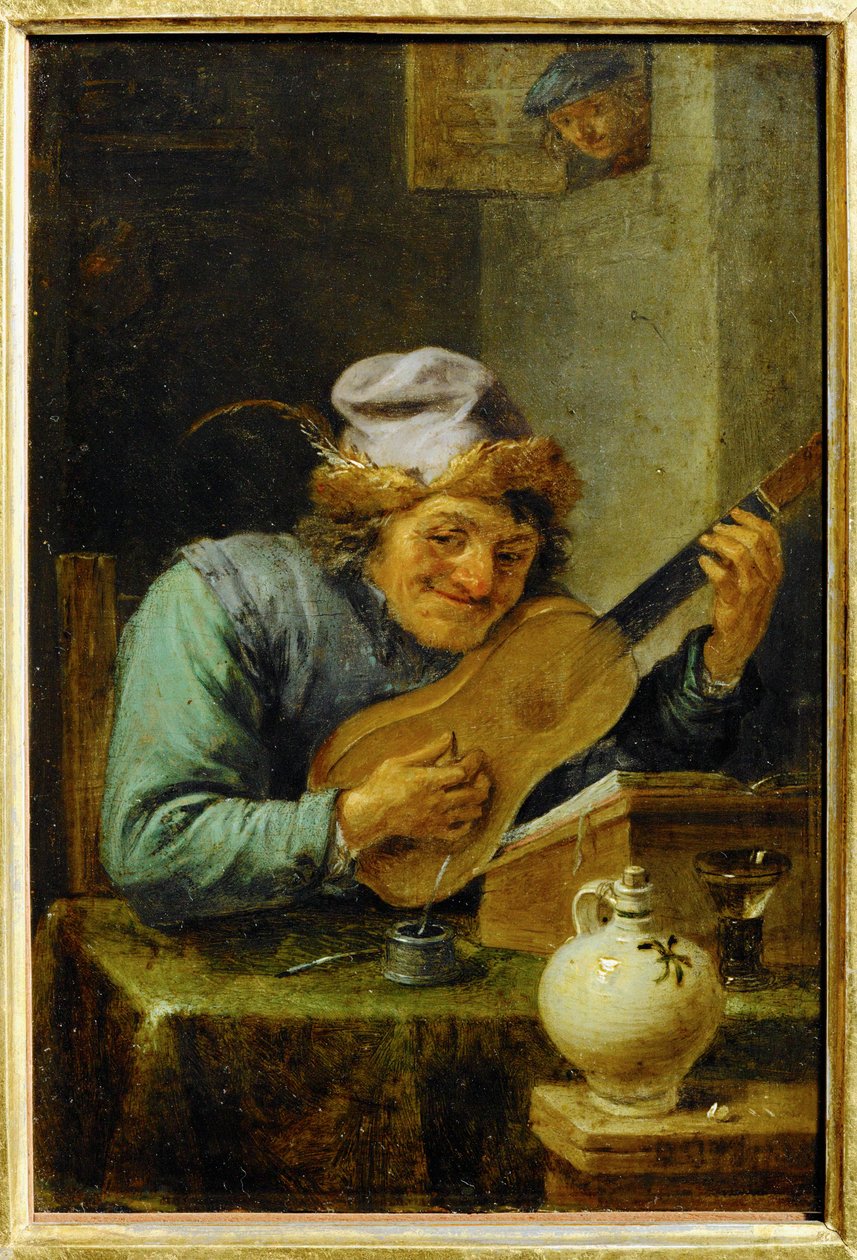 El guitarrista ... de David the Younger Teniers