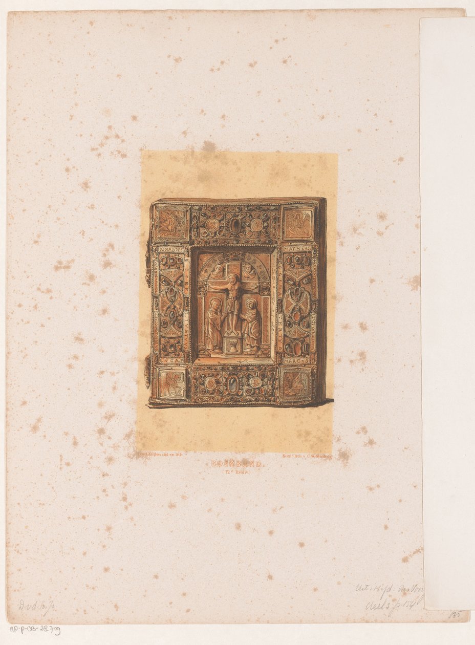 Encuadernación, siglo XII de David van der Kellen